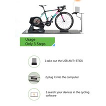 Garmin Zwift Wahoo tacx용 미니 USB 스틱 어댑터 ANT + 무선 라디오 실내 자전거 휴대용 캐리 USB, 한개옵션0, 한개옵션1