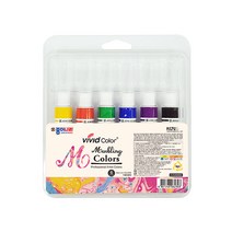 비비드 마블링물감 6색 12ml 낱색 아크릴물감, 1개, $QJW_비비드/마블링물감 6색 12ml