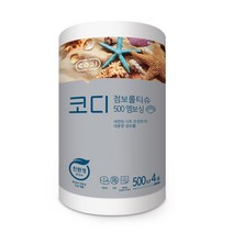 코디 점보롤 티슈 500M 엠보싱 1박스, 1box, 16롤