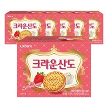 크라운산도 딸기 소, 81g, 6개