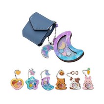 민화샵 나무 쉐이커 키링 만들기 세트, 하트