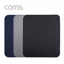 Coms 패브릭 마우스 패드 Black 블랙 컬러 SM539
