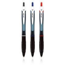 [문구조아] 자바 제트라인 볼펜 1.0mm 필기구 청색, 3개