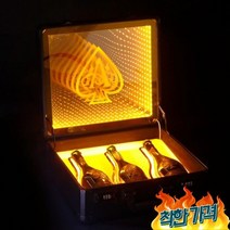 샴페인 빛나는 에이스 스페이드 병 발표자 Glorifier 상자 -, 1.white 색상