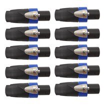 10Pcs 4 극 NL4FC Speakon 커넥터 핀 오디오 스피커 플매트 카펫 러그 트위스트 잠금 케이블 어댑터 NEUTRIK 용 액세서리, 1.기본선택, 한개옵션0