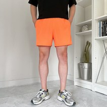 남자 여름 아이스 스판 밴딩 반바지