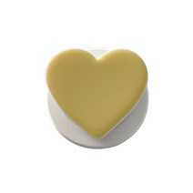 갤러플 아이폰 맥세이프 자석 그립 스마트 톡 핸드폰 마그네틱 거치대, 하트옐로