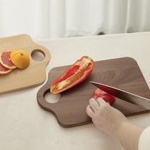 일본스타일 흑호두 원목도마 빵 피자 트레이 느티나무 과일도마