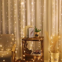 LED 샤이닝 커튼조명 3M 줄조명 와이어전구 조명무드등