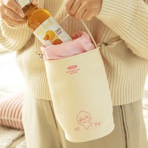 카카오 라이언 어피치 물병가방 크로스 어깨끈 텀블러 캔 음료파우치 백
