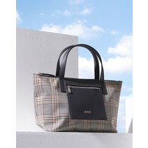 21FW [populet]닥스 체크 패턴 폴더블 미니 토트백 WBBA1F903W2