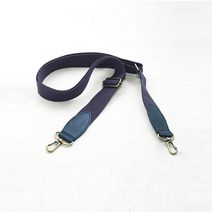 퀼팅맘 30mm 천연가죽장식 콤비 웨빙 크로스끈 스트랩 가방끈 8컬러, [앤틱] 네이비(628)