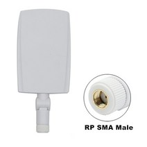 2.4G 12dbi 지향성 평면 패널 와이파이 안테나 원격 제어 무선 라우터 방수 신호 2400-2500MHz, 04 Type B RP SMA