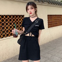 빅사이즈 3종 스트링 캐주얼 투피스 트레이닝복 세트