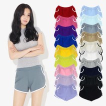 랍빠반바지 다힙색컬러돌핀팬츠 돌핀바지