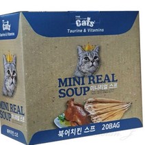 리시안제이 북어치킨 스프 40G 20개입 새끼고양이간식 고양이영양제간식