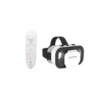 VR 가상현실 VR SHINECON BOX 5 Mini Glasses 3D Universal Virtual Reality 360 HD Movies Headset For Go, 한개옵션1, 02 VR White Controller