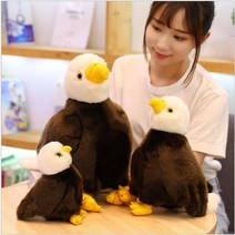 대머리독수리 봉제 인형 20-40cm, 갈색, 40cm