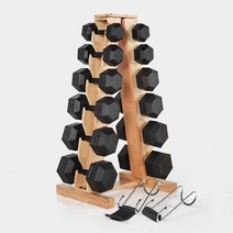 바디엑스 위고 육각덤벨 142KG세트 정리대 파워덤벨후크, 단품