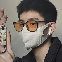 갈색 근시 여행용 편광 남자 선글라스