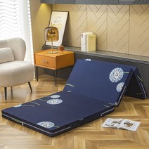 접이식매트리스 원룸 매트 수면 4단 자취 바닥 침대 싱글 토퍼 1인용 메모리폼, K