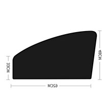 차박용가림막 차박창문가리개 4pcs 자동차 사이드메쉬 썬바이저 여름창 커튼 전면 후면 블랙, 1pcs Front Passenger