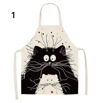 KN 보육원 보육사 유치원 교사 연예인 아트 카페 카페 고양이 앞치마2P, 47*38CM, 2