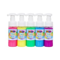 뭉게구름 거품물감 150ml 5색 세트, 본상품