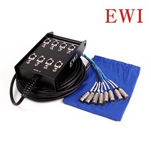 EWI PPPX 8 박스형 멀티 스네이크 케이블, PPPX-8-20M, 혼합색상