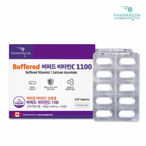 파마젠 버퍼드 비타민C 1100 1500MG X 120정 X 4박스 항상화 중성비타민C