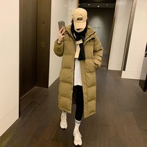 패딩 여한 루즈핏 롱 패딩 겨울 아우터 코디