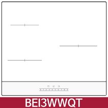 LG 디오스 오브제컬렉션 BEI3WWQT 빌트인 전기레인지 3구 올 인덕션 미스트 크림 화이트 / KN