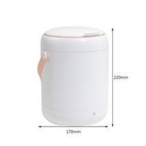 미니 세탁기 휴대용 캠핑 속옷 양말 여행 2.8l 터보 의류 자동 버킷 가전 제품, 우리 백인, [07] US White