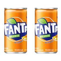 환타 오렌지 190ml 10캔 미니캔 환타 190ml, 10개