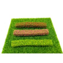 스폰지 덤블 잔디 테라리움 화분 디오라마 DIY 만들기 재료 미니어처, 4.빨강