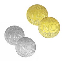 더블잇 YES NO동전 양면YES 양면NO 마술동전 기념주화, 1. Yes and NO