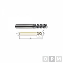 4S MILLS X-SPEED 라핑엔드밀 D10(R0.3)X10X25X75작업공구 에어공구 수작업공구 기계공구 작업부품 전동공구 기계부품, 본상품