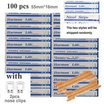 100-300PCS 호흡 비강 스트립 오른쪽 보조 코골이 중지 코 패치 좋은 수면 제품 더 이지 무작위 패턴