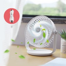 책상 위 USB 소형 선풍기 침대 휴대용 미니 탑재, 화이트