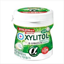 롯데제과 자일리톨 알파 오리지널 86g (용기), 단품, 옵션선택
