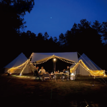 오두막텐트 글램핑텐트 면텐트, 면 6미터 텐트