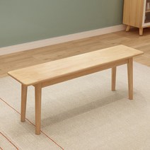 고무나무 벤치 140cm 오크, 없음