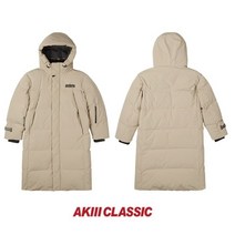[아키클래식] NC괴정점 정말 따뜻한 왈라비 구스다운 롱패딩점퍼 베이지(남녀공용)