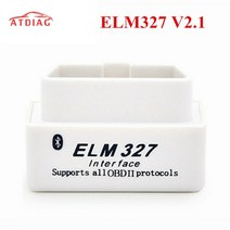 품질!!! V2.1 슈퍼 미니 ELM327 블루투스 OBD2 무선 ELM 327 다중 언어 안드로이드/pc에서 작동, white