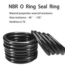 고압세척기 분사기 세차 기계 부품청소 100-10pcsBlack O 링 개스킷 CS3.1mm OD10 ~ 220mm NBR 자동차 니트, 42 OD52mm (30pcs)_01 3.1mm