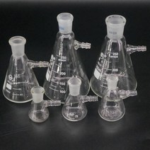 삼각플라스크 실험실 유리 제품 25 ml 14 23 진공 그라인딩 입 여과 흡입 플라스크 필터 병, 50ml Joint 14-23