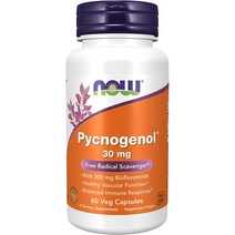 NOW 나우 피크노제놀 30mg Pycnogenol 60정