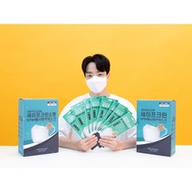 국산 세이프크린 KF94 마스크 대형 1매입 개별포장 100매 귀가편한 일회용 숨쉬기편한 일회용 황사 미세먼지 마스크, 블랙, 100매(5매입)
