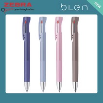 제브라 블렌 3C 볼펜 비즈니스컬러/0.5mm/레이저각인, 있음, 비즈니스 다크블루