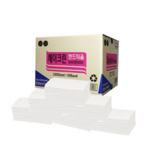 세이크린 무형광 핸드타올 흰색 5000매, 5box